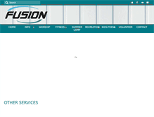 Tablet Screenshot of fusionfitnesspc.com